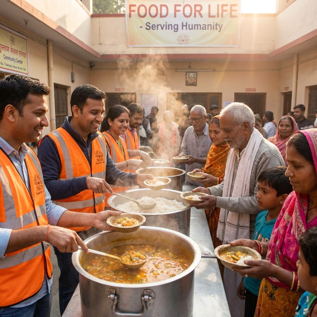 Deity Rajbhog Offering Seva