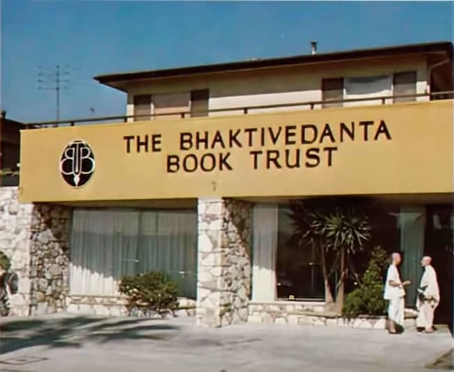 Establishment of the Bhaktivedanta Book Trust