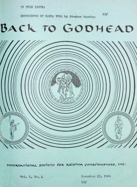Inauguration of Back to Godhead Magazine