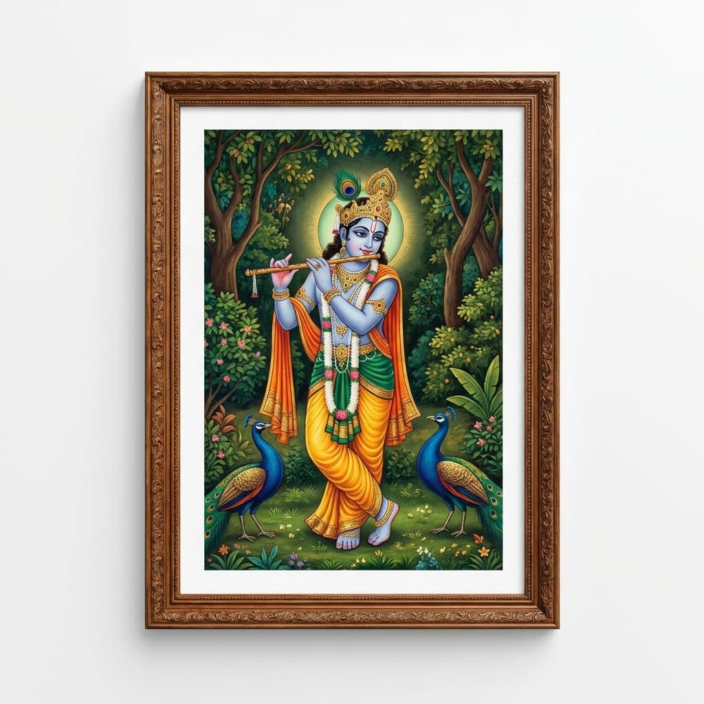 Krishna Art Print